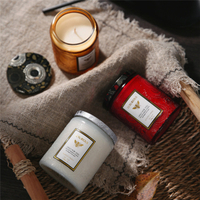 Custom Large Thick Embossed Candle Holder 
