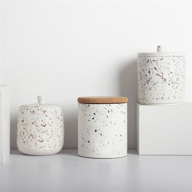 Ceramic Cylinder Gift Unique Candle Container