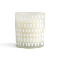 Custom Creative Frosted White Candle Holder