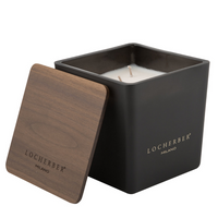 Scented Frosted Candle Holder With Lid
