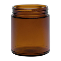 Custom Amber Candle Jar With Lid