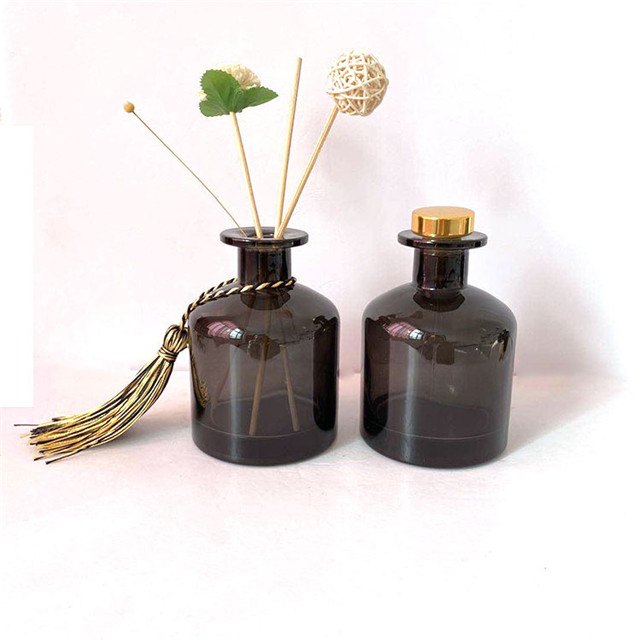 Glass Wide Mouth Spray Color Aromatherapy Bottle