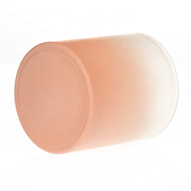 Multi-Color Frosted Glass Candle Holder