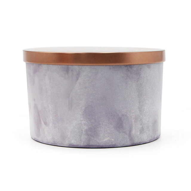 Custom Scented Glass Candle Jar With Lid