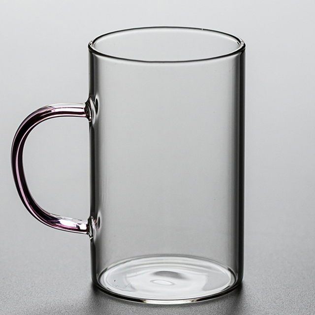 Yellow Creative Glass Tea Water Cup