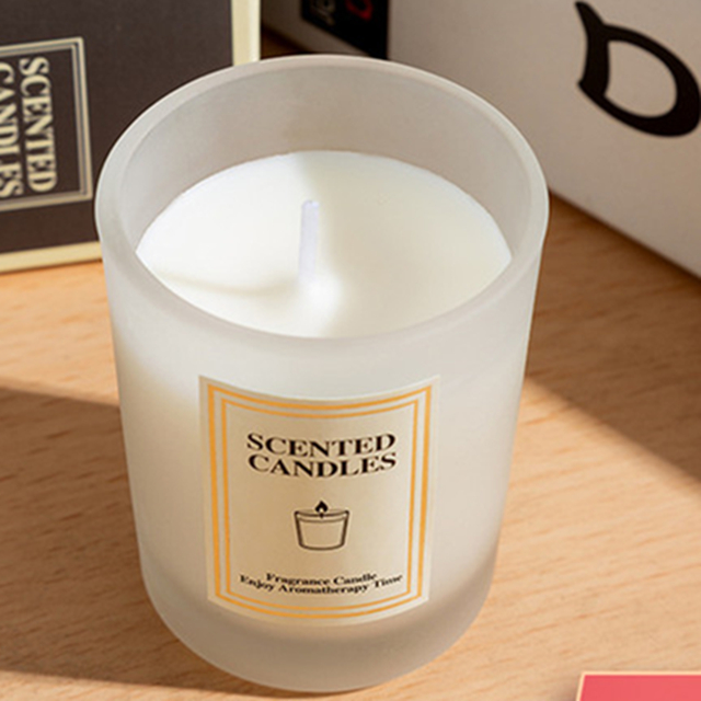 Luxury Heat Resistant Frosted Candle Jar 