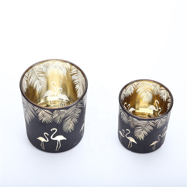 Decorative Aromatherapy Antique Glass Candle Jar
